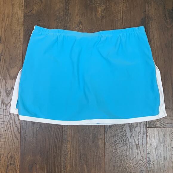 Nike Dri-Fit Sky Blue Dual Slit Skort - Picture 7 of 7